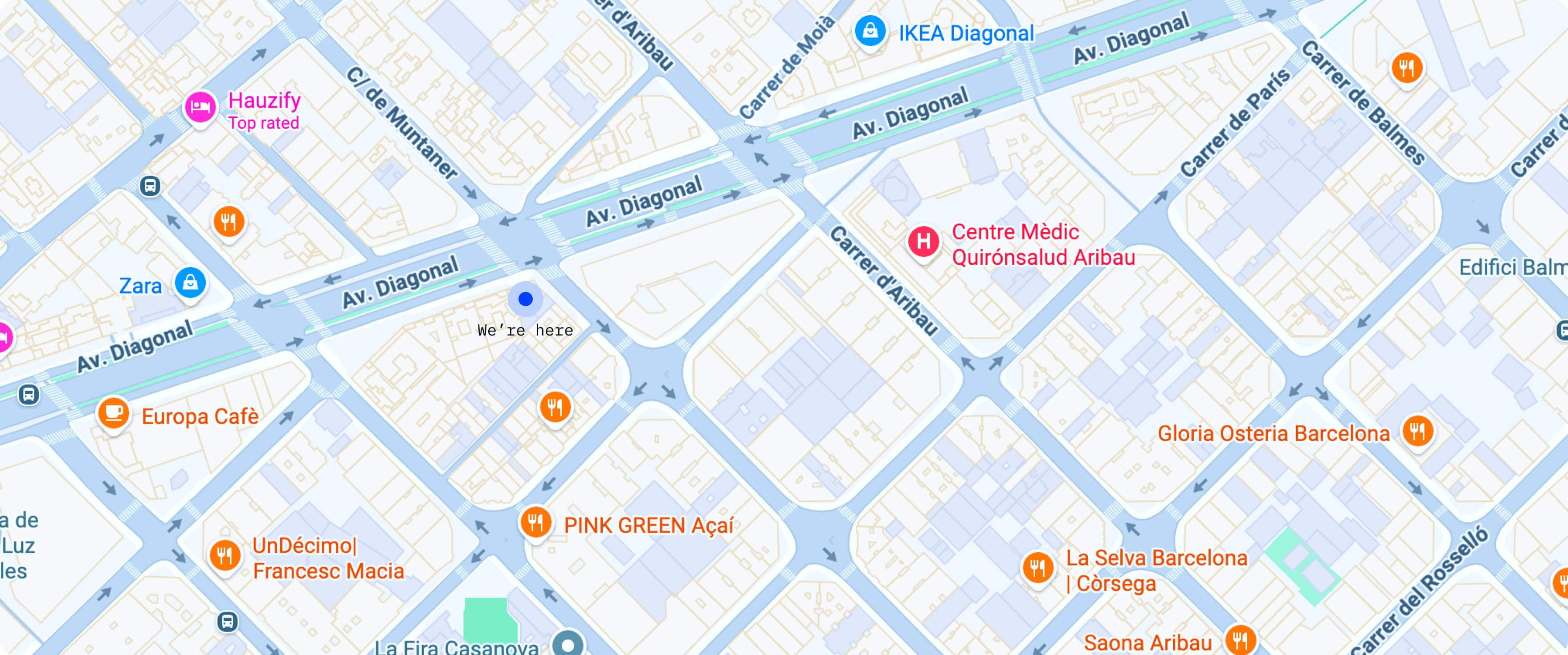 offices map Spain