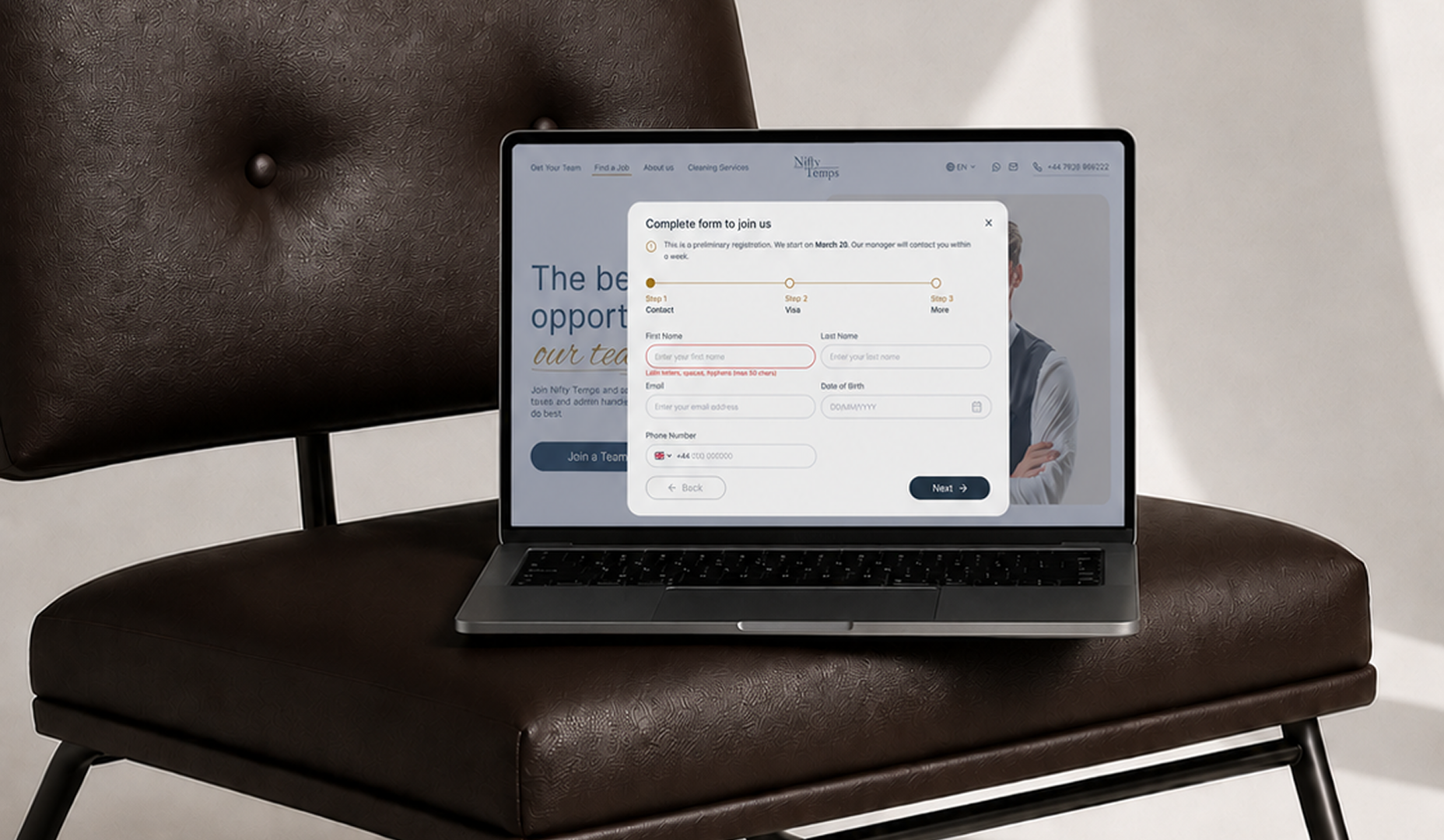 Professional Staffing Platform