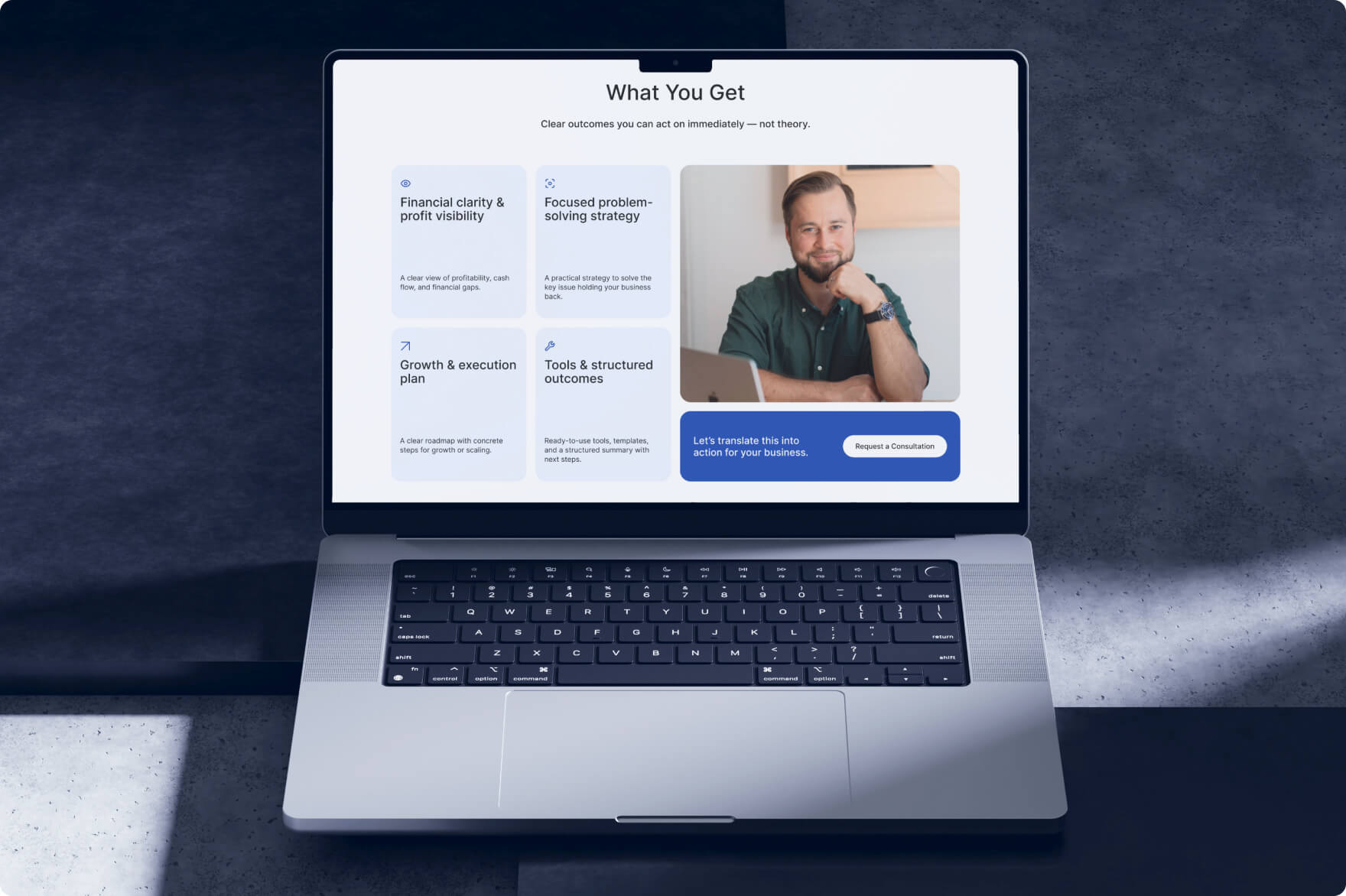 BUSINESS CONSULTING WEBSITE