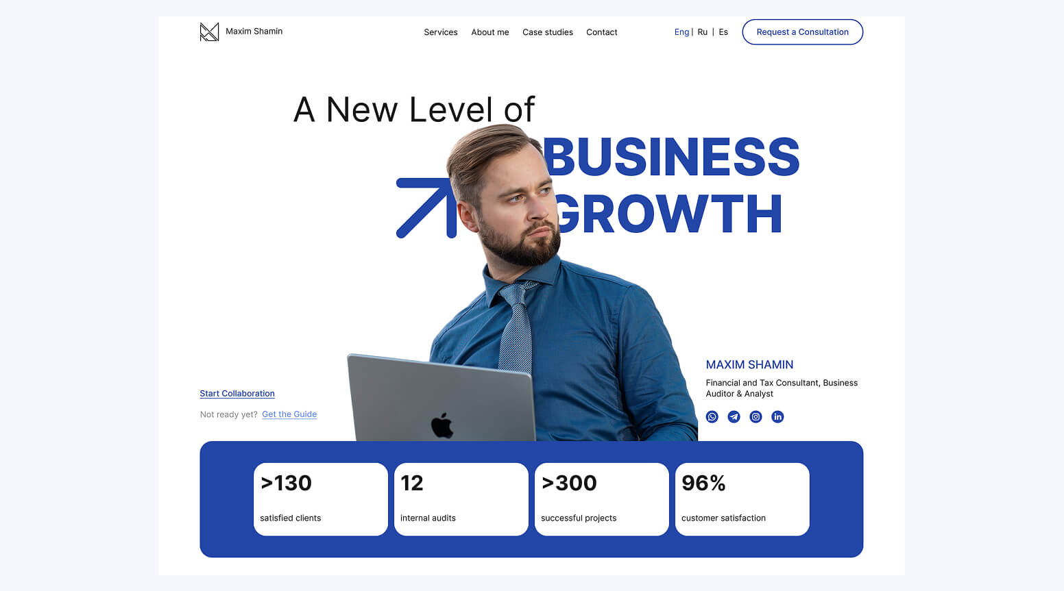 BUSINESS CONSULTING WEBSITE