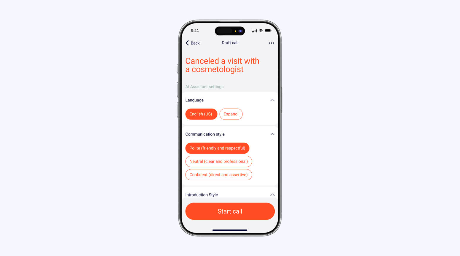 Chill call