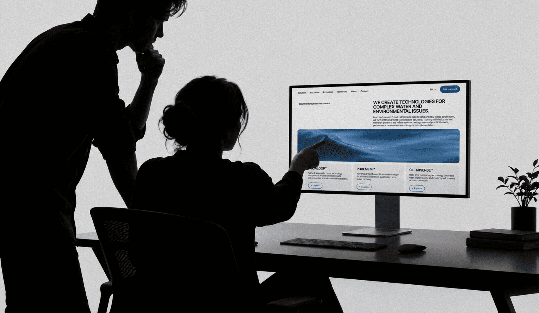 Corporate website white-label